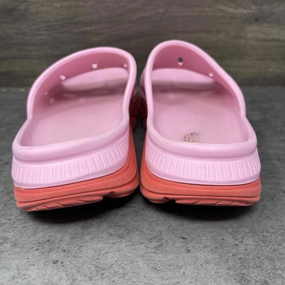 HOKA Ora Recovery Slide Sandals Kids Size 4 Pink Slip On - Picture 6 of 8